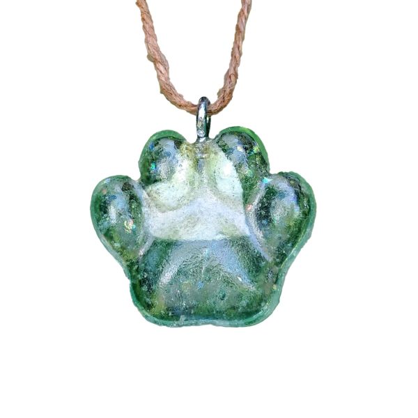 Fillable Glass Memorial - Paw - Image 2