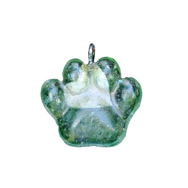 Fillable Glass Memorial - Paw